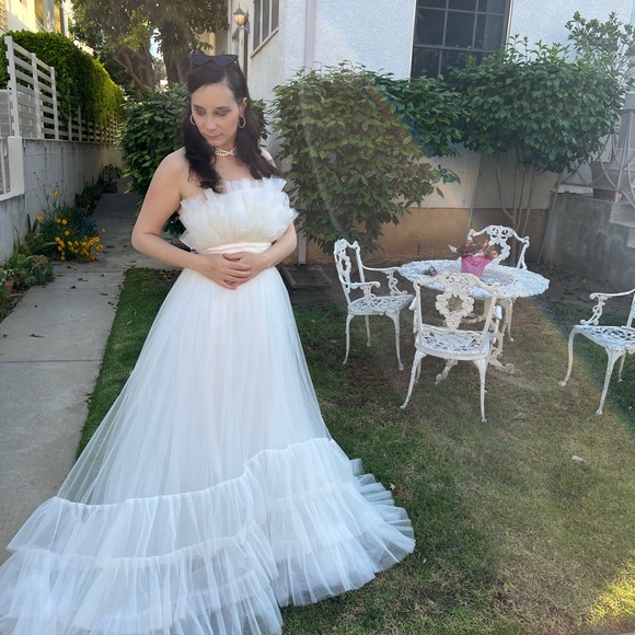 Dresses & Skirts - 1950’s inspired strapless Aline Wedding dress